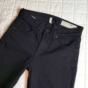 Rag & Bone Black 9 inch Skinny Jeans Size 27